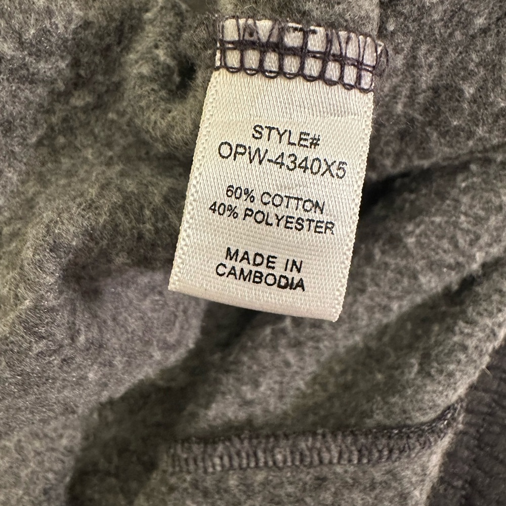 Zenana Charcoal Gray Drawstring Capri Sweatpants w/Raw Hem - Picture 4 of 10